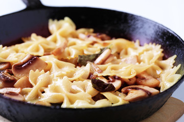 Pasta with mushrooms