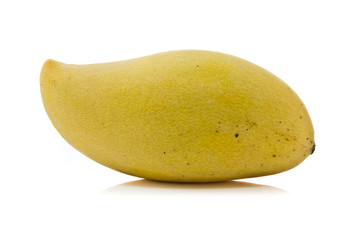 Ripe mango isolated on white background