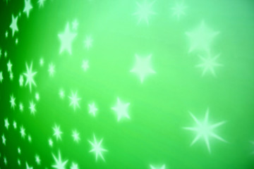 Fototapeta na wymiar green star background