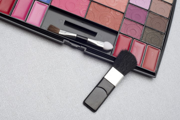 Close Up of Cosmetics Collection