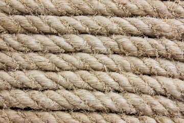 Fototapeta na wymiar texture of the ropes