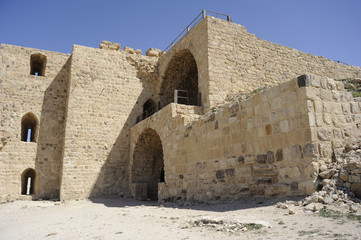 The Kerak castle in the South of Jordan