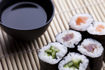 Sushi close up