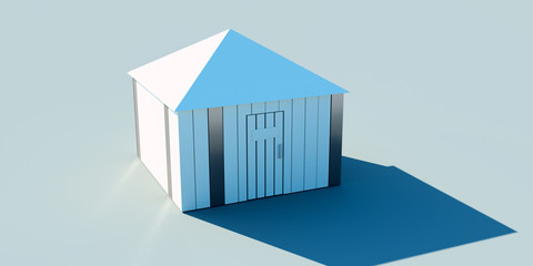 White shed