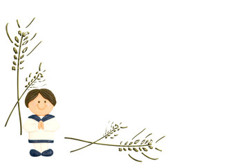 First Communion children background