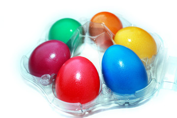 Bunte Ostereier zu Ostern