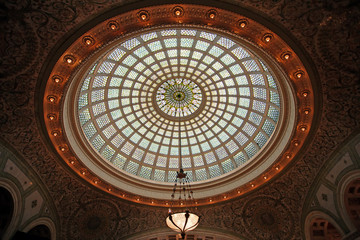 Naklejka premium Stained glass dome