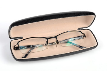 Glasses and case