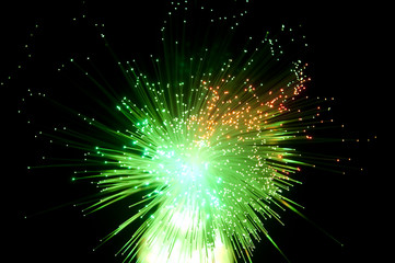 fiber optical picture with details and light effects