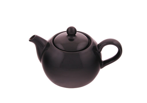 Teapot the black glossy