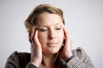 portrait of brunette woman