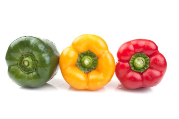 bell peppers isolated
