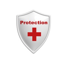 Red Protected Shield