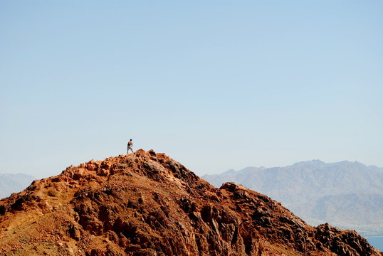 The Man On Top Of A Hill