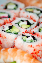 Sushi - traditional Japanese food.