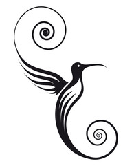 Humming bird logo