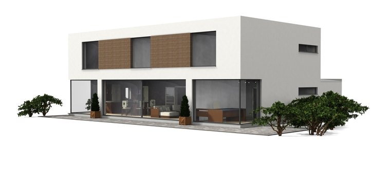 3d  detached house
