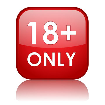 "18+ ONLY" Web Button (parental advisory explicit content)