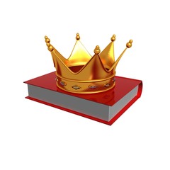 Golden Crown On Red Book