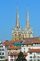 Fototapeta premium Les clochers de Bayonne