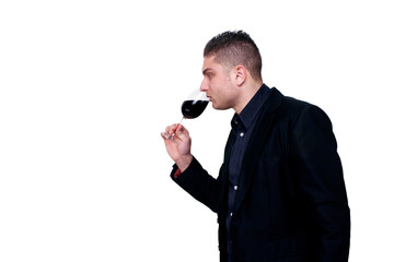 Naklejka premium Vino