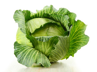 Obraz premium Cabbage isolated on white