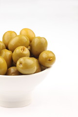 Aceitunas en un bol