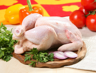 fresh raw chicken