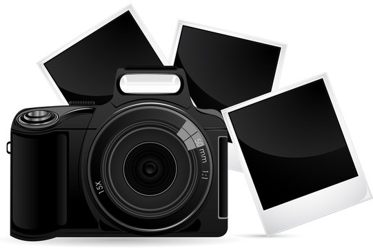 Camera with Photograph