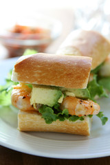 Shrimp & Avocado Sandwich