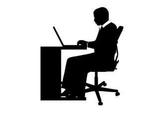 Businessman at desk