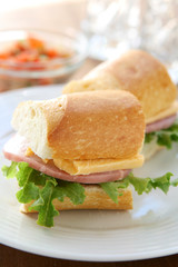 Ham and Cheese Sandwich
