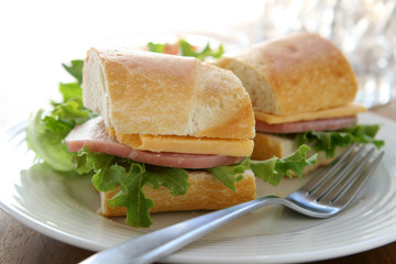 Ham and Cheese Sandwich