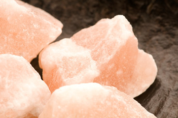 Pink salt of Hymalayas. mineral