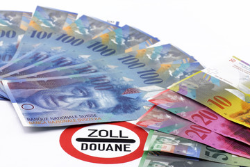 zoll mit schweizerfranken