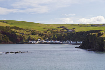 Pennan Village Under the Cliffs