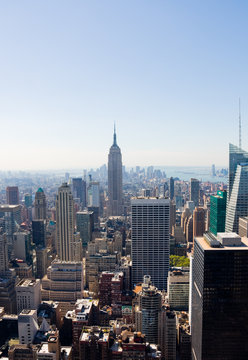 New York City, Manhattan skyline