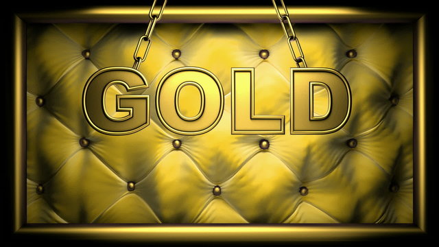 gold on velvet background