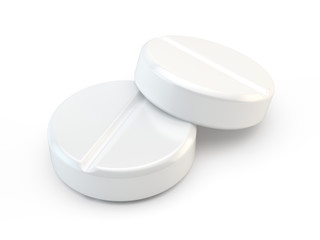 Pair of medical pills