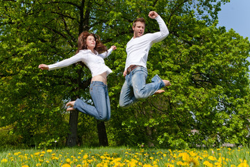 pärchen freude spaß