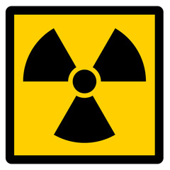 Achtung Radioaktivität eckig © Ruediger Rau