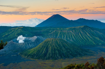 Bromo volcano at sunrise, Java, Indonesia