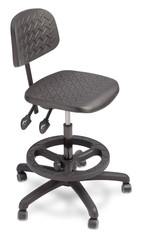 Isolated drafting chair