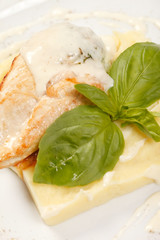 chicken fillet with potatoes