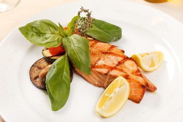 salmon steak