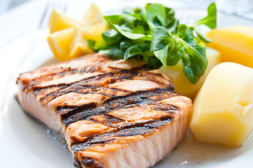 grilled salmon