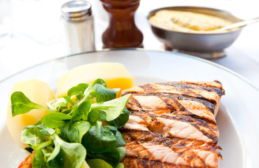 grilled salmon