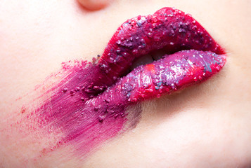 lips art make-up