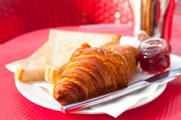 fresh croissant
