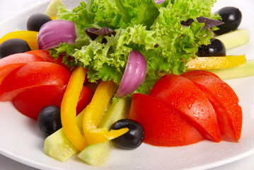 Assorted fresh vegetables